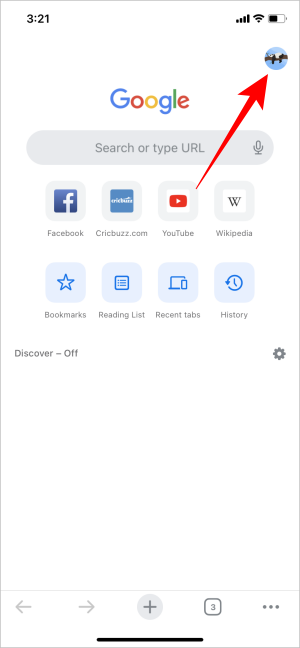 Chrome en iOS