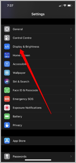 Configuración de visualización y brillo