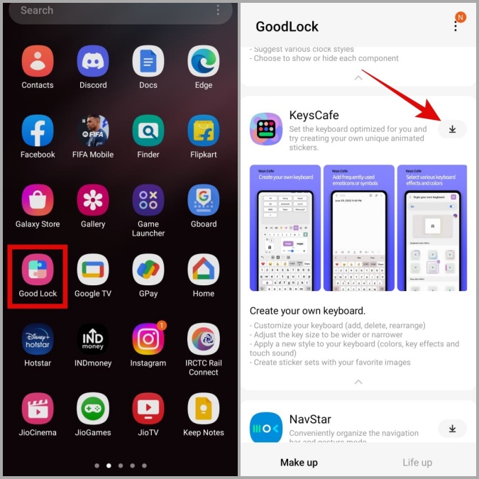 Descargar KeysCafe en Samsung Galaxy Teléfono