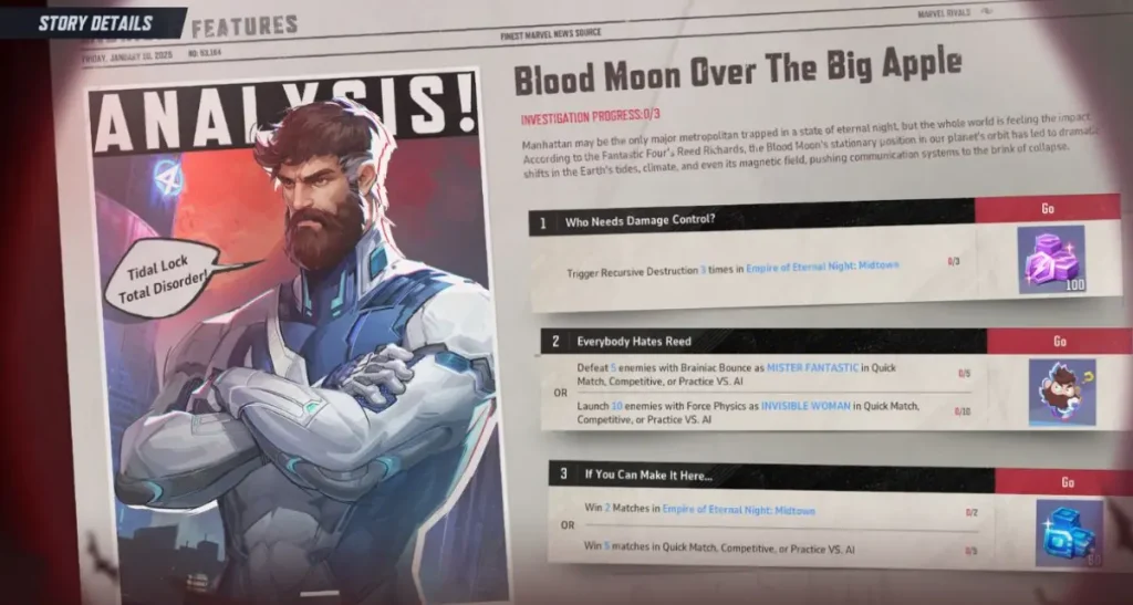 Midnight presenta Blood Moon sobre los rivales de la gran manzana Marvel