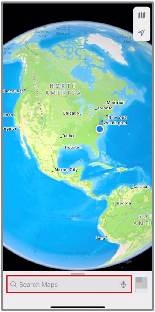 Use mapas de Apple fuera de línea en iPhone