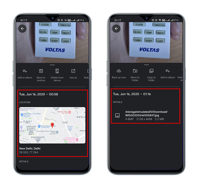 Eliminar datos de exif