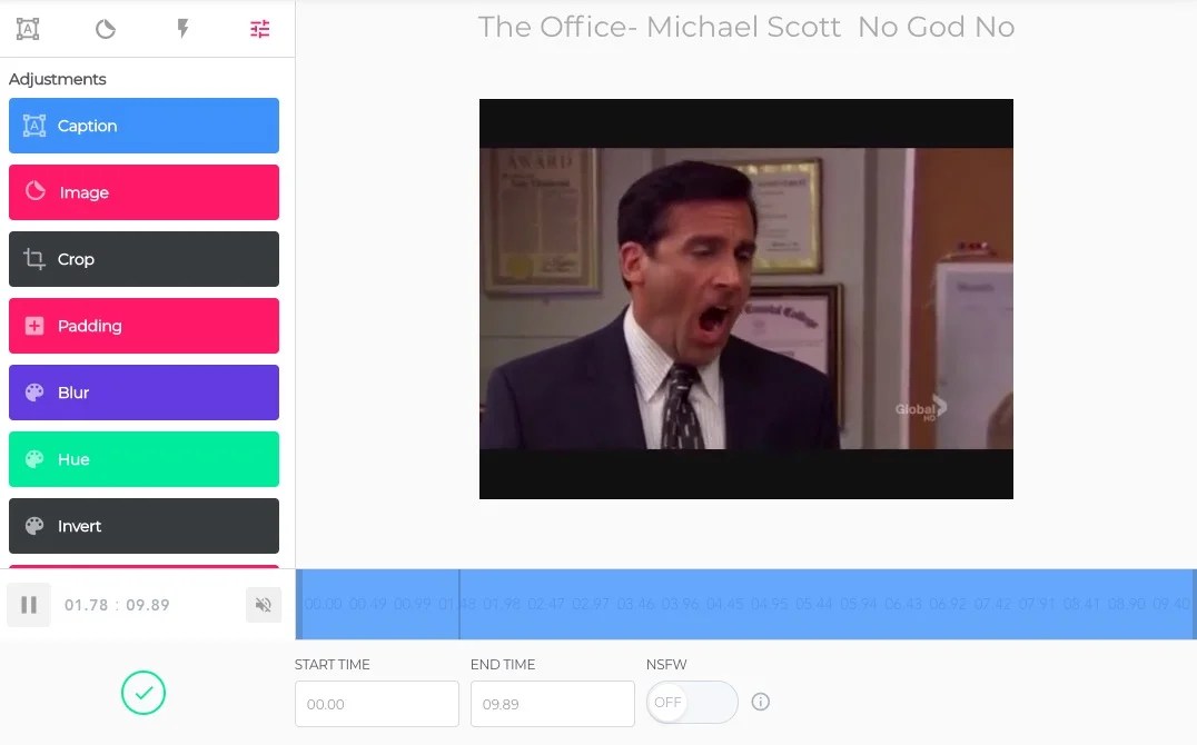Convierte el video de YouTube en GIF