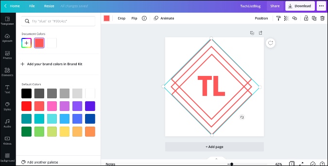 Hacer logotipo en Canva