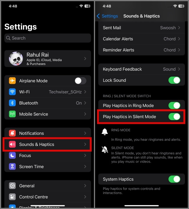 Cómo hacer que su iPhone vibre en modo silencioso