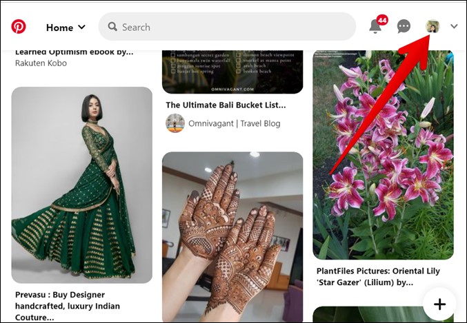 Crea una nueva placa Pinterest en PC