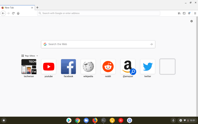 Firefox en Chromebook