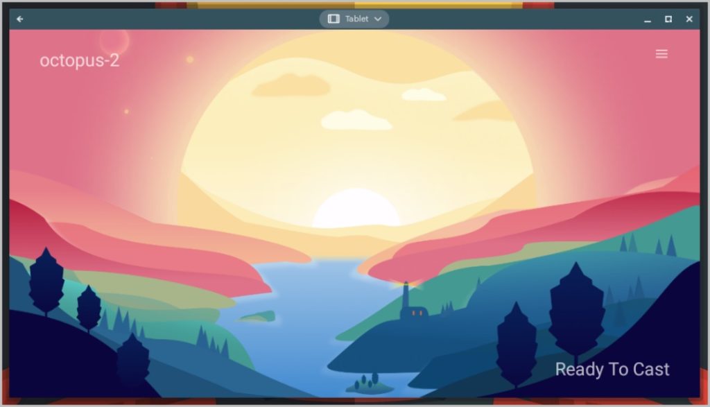 Aplicación Castrreceiver en Chromebook