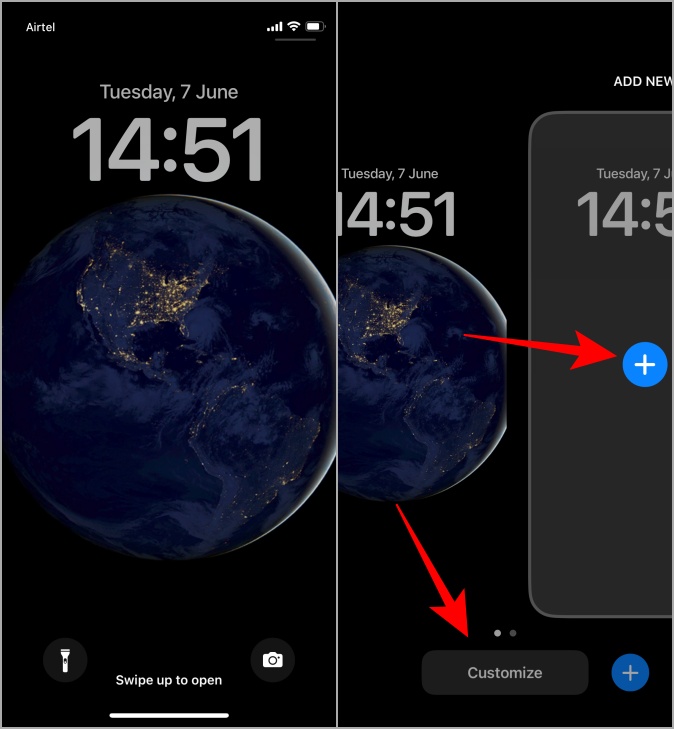 Opciones de personalización de la pantalla de bloqueo de iPhone