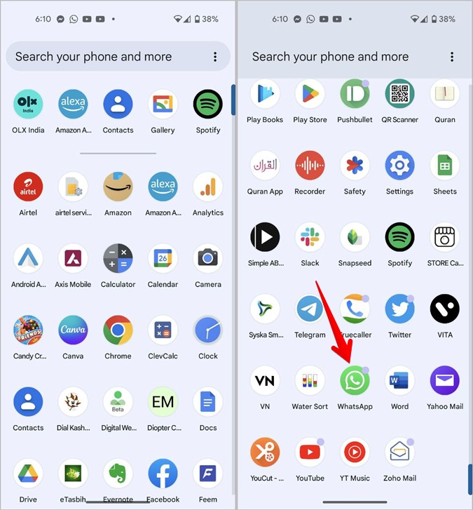 Ícono de Whatsapp de Android