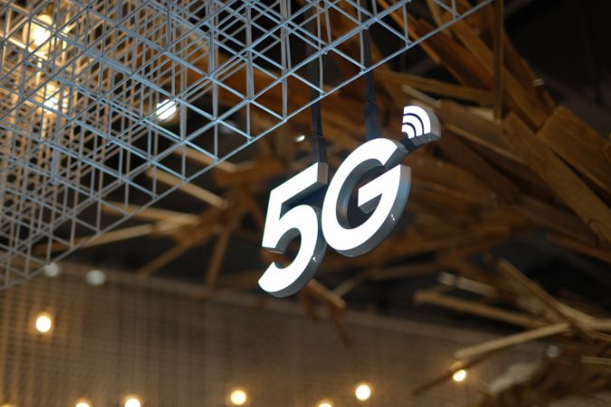 Tablero de letrero 5G