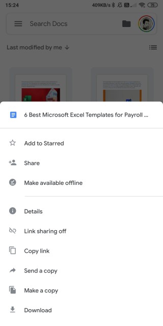 Google Docs Offline Mobile