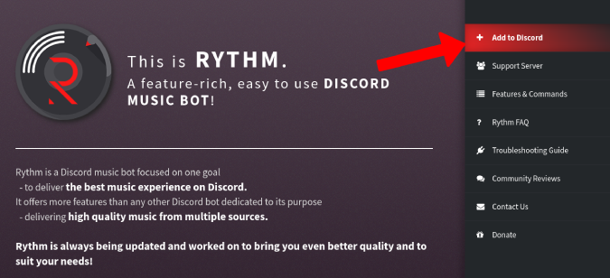 Agregar rythm a la discordia