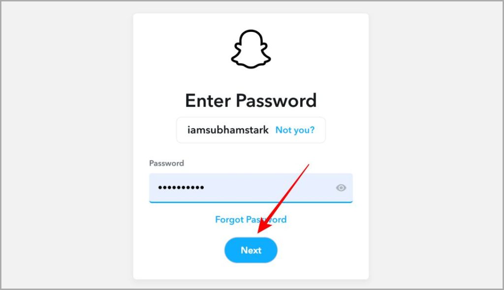 Inicie sesión en Snapchat Web en Mac y PC