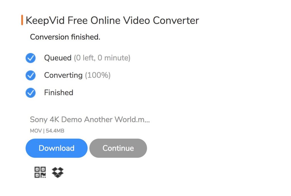 Convertidor de video KeepVid