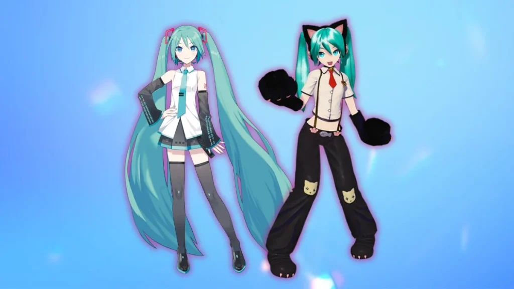 Classic Miku y Neko Hatsune Miku Skin Fortnite
