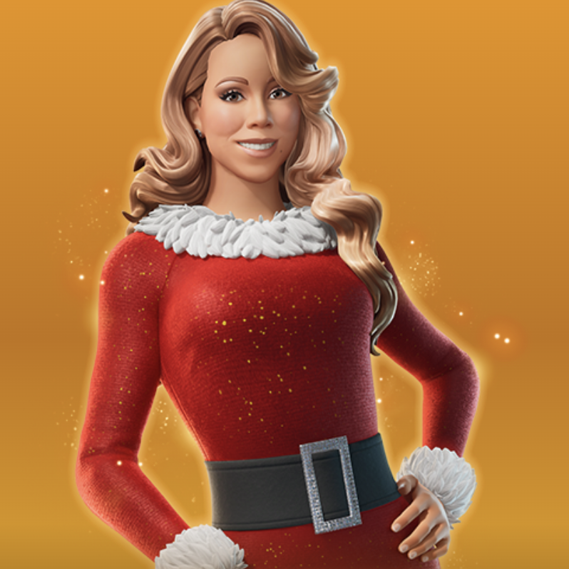 Mariah Carey Santa Suit Bundle Fortnite