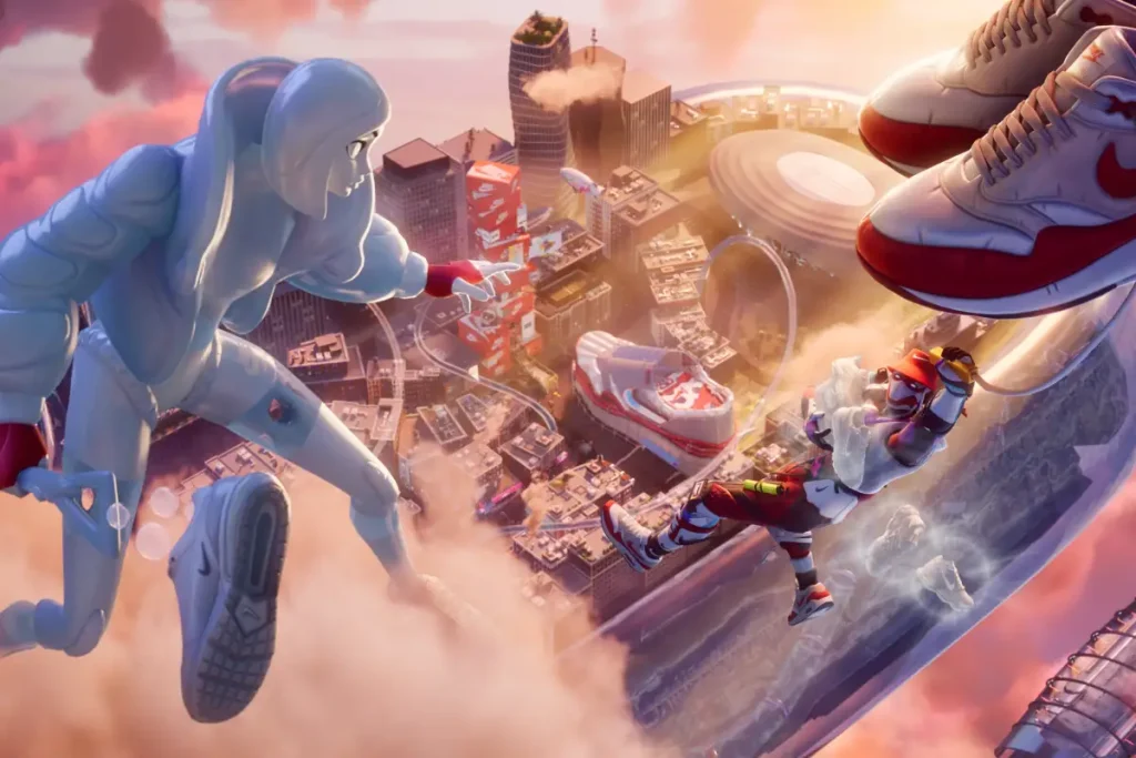 Fortnite y Nike colaboración Airphoria Skin Bundle