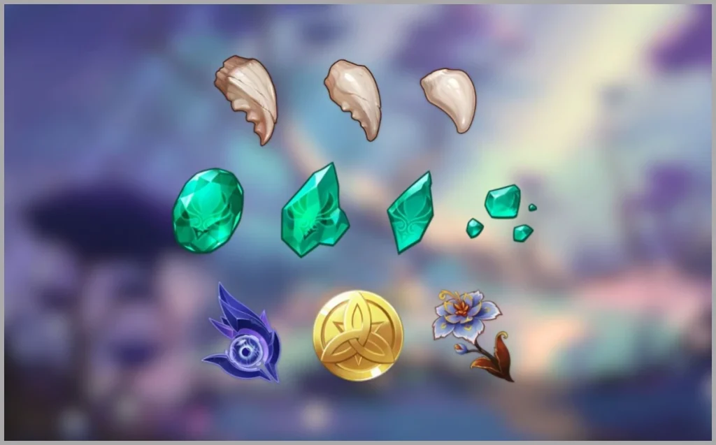 Chasca Ascension Materials Genshin Impacto