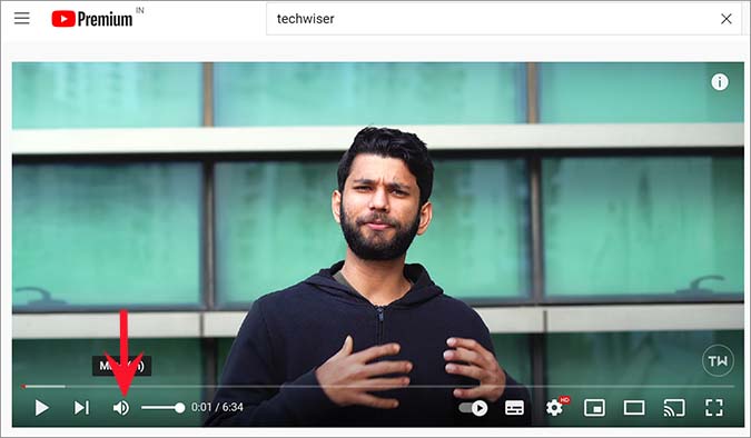 Aumentar el sonido de video de YouTube de la web