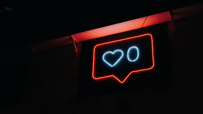 Instagram le gusta y los comentarios