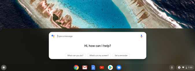 Google Asisistant en Chromebook