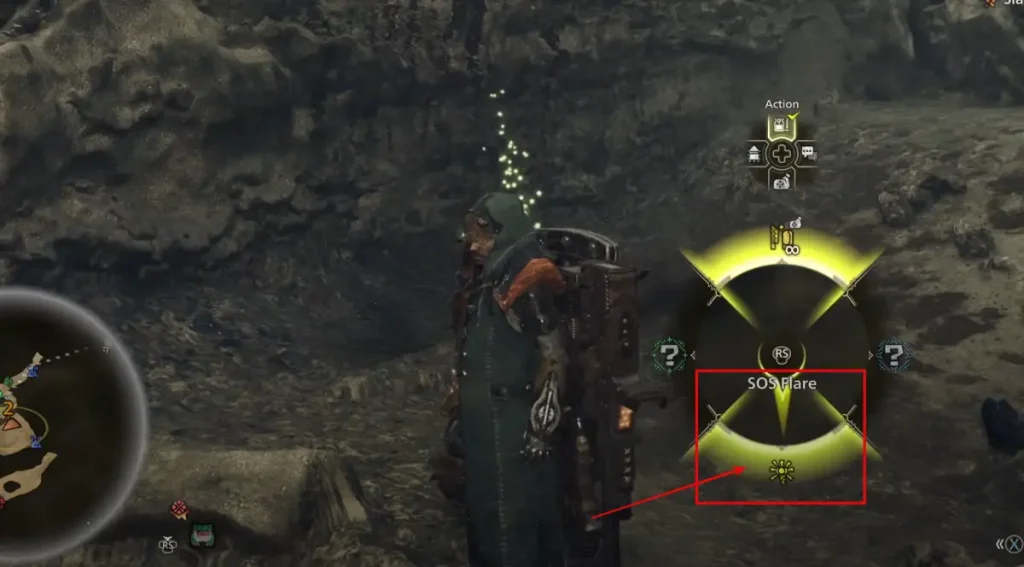 SOS FLARE en Monster Hunter Wilds