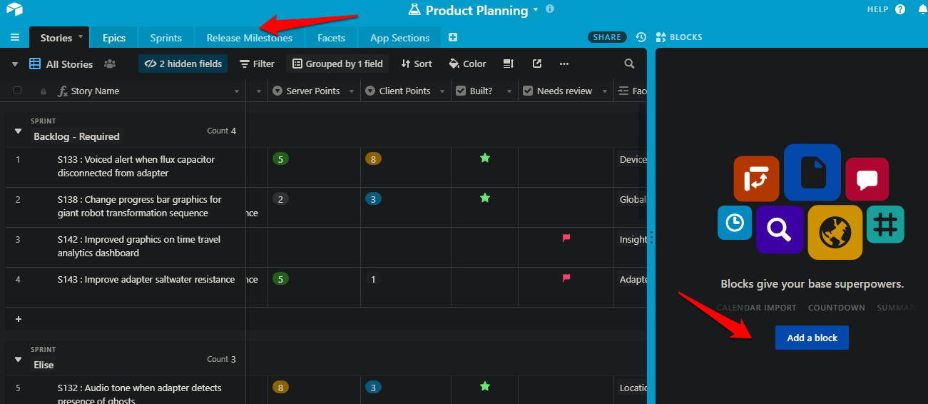 AirTable es una base de datos
