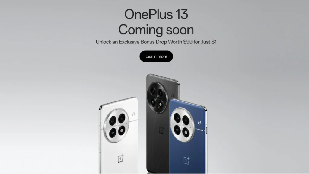 OnePlus 13 Lanzamiento confirmado para enero de 2025