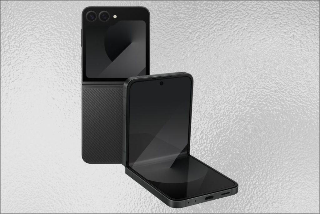 Samsung Galaxy Z Flip 6 Color negro elaborado