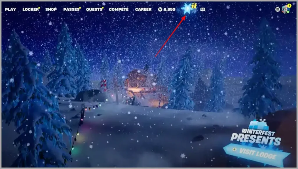 Cómo acceder a Winterfest 2024 Lodge