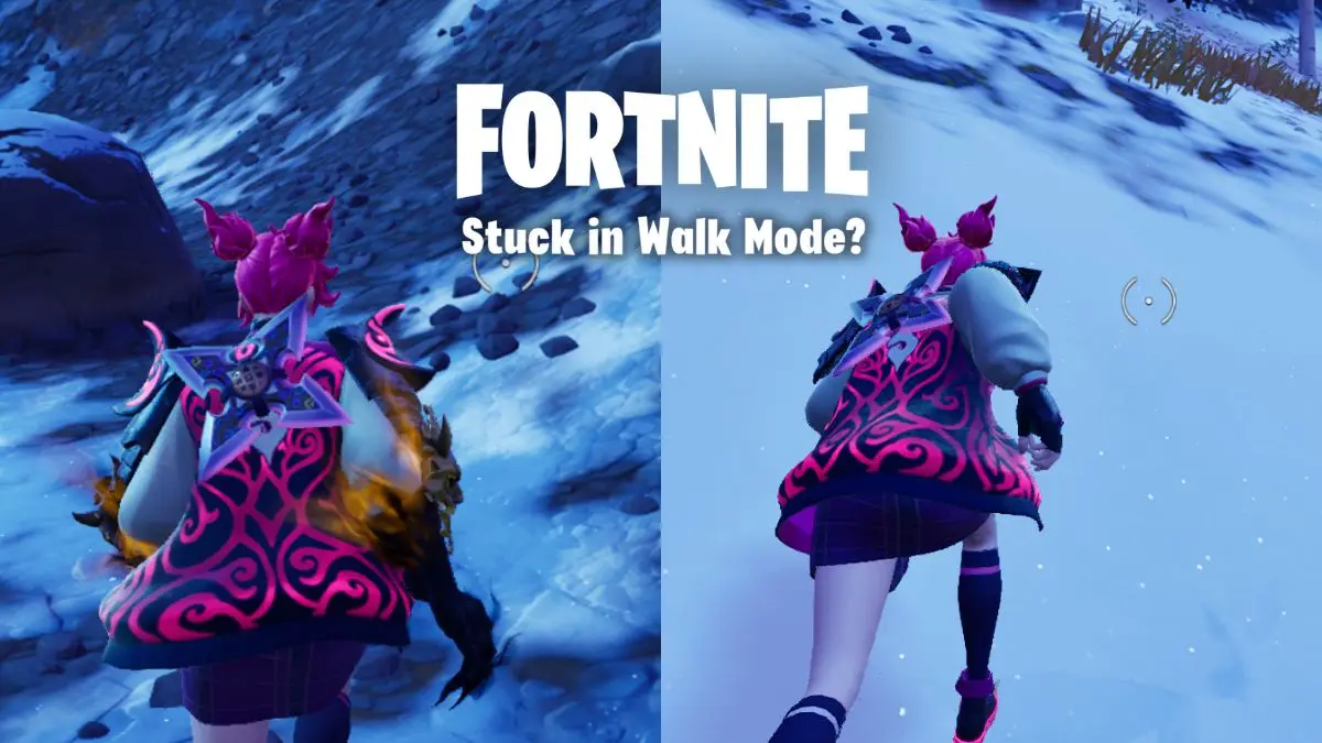Atrapado en modo de caminata corrección de error en Fortnite