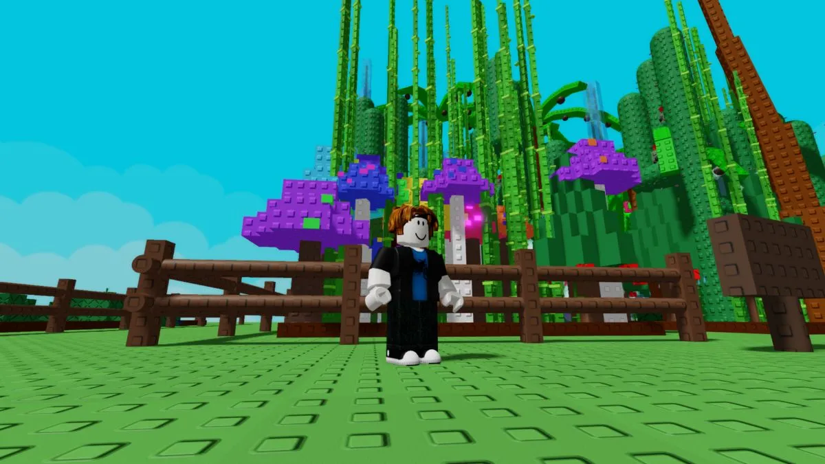 Semilla de hongos en cultivo un jardín roBlox
