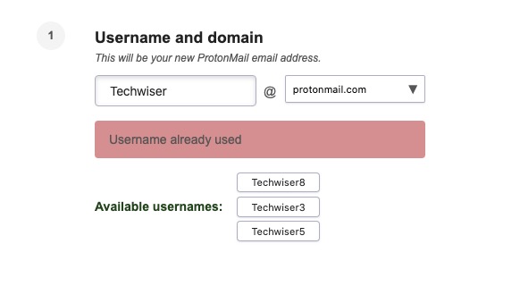 correo electrónico de protonmail