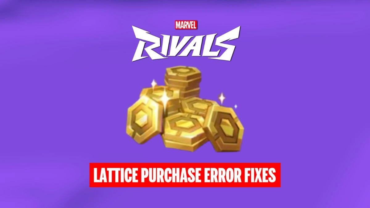Soluciones de error de compra de red en Marvel Rivals