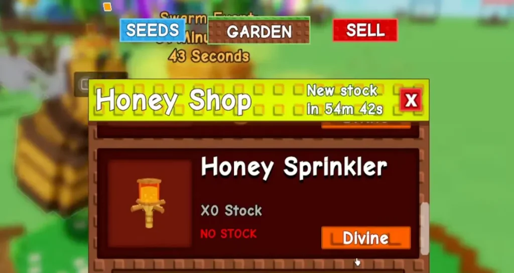 Honey Shop Cultives un jardín