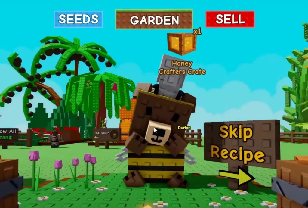 Pets de huevo anti -abejas cultivan un jardín
