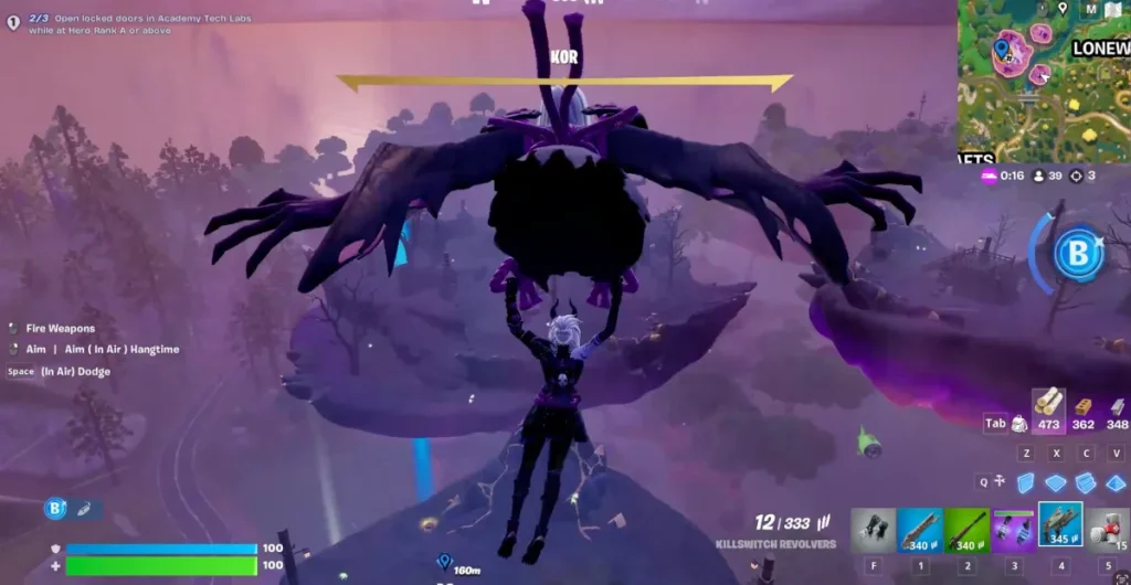 Ubicación de Kor en Fortnite Capítulo 6 Temporada 3 Super