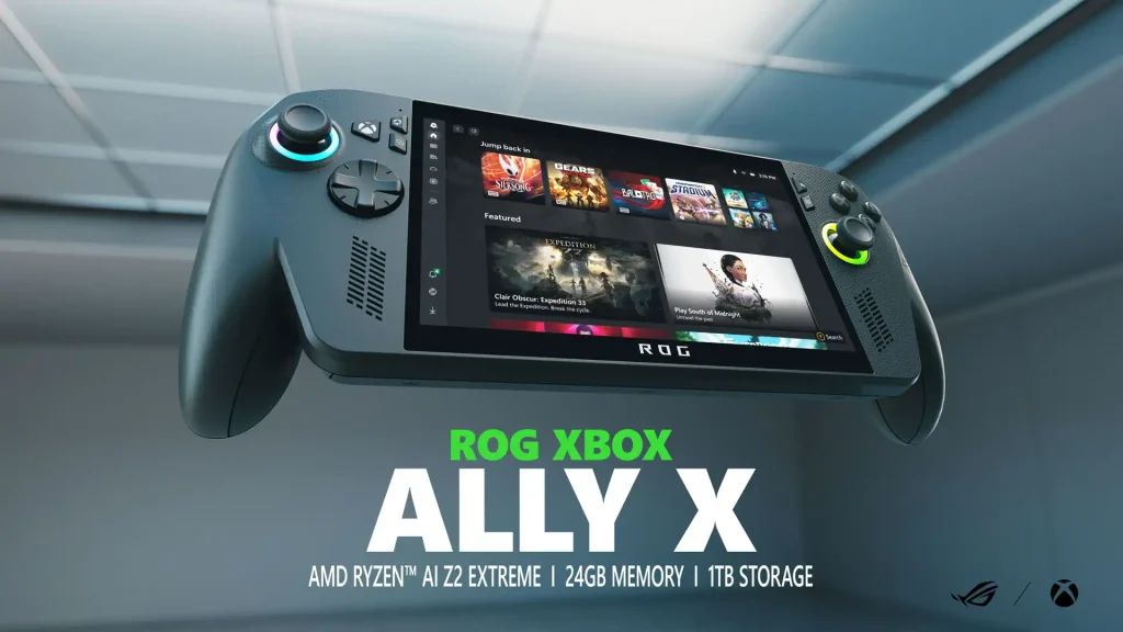 Rog Xbox Ally y Ally X
