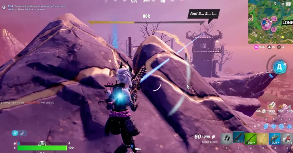 Derrota Kor Fortnite Capítulo 6