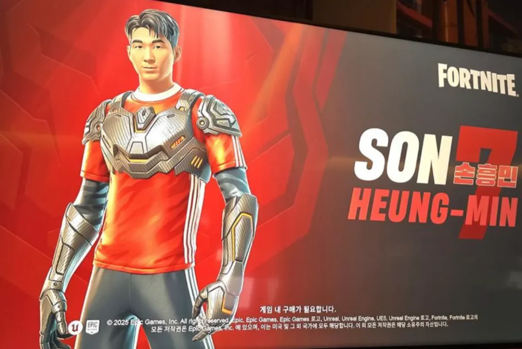 Son Heung-min skin fortnite