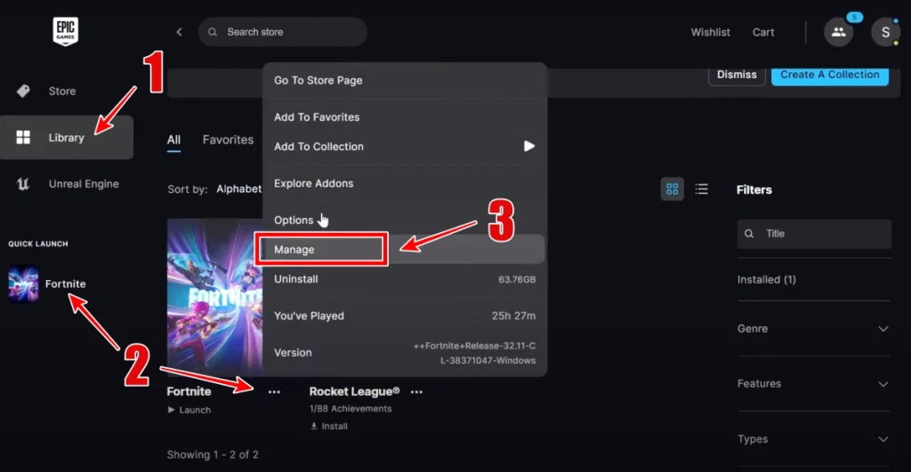 Fortnite por favor cierre la intercepción