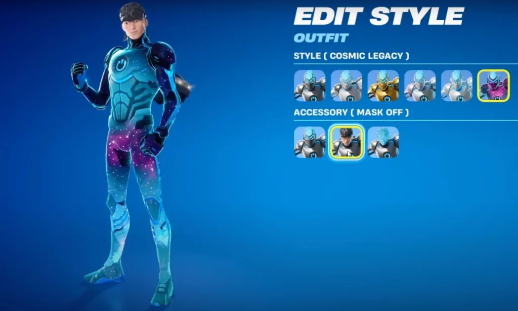 Reiniciar la piel del hombre fortnite