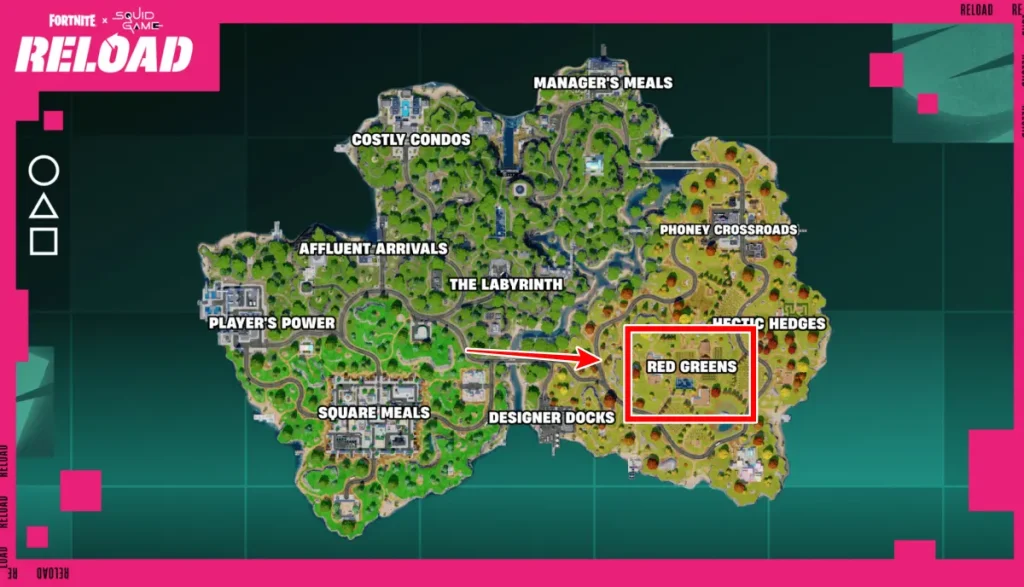Red Light Green Light Fortnite x Squid Game