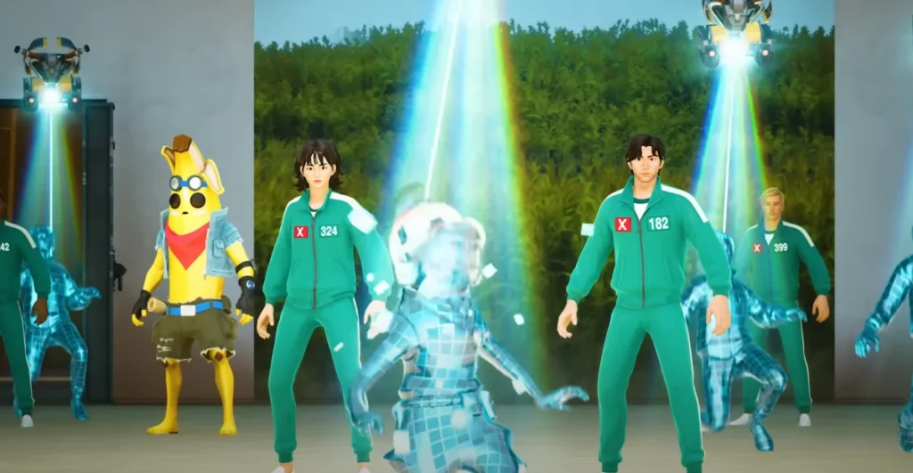 Red Light Green Light Fortnite x Squid Game